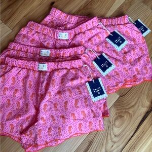 Roller Rabbit x target shorts Pink & Coral Seahorse Lounge Shorts